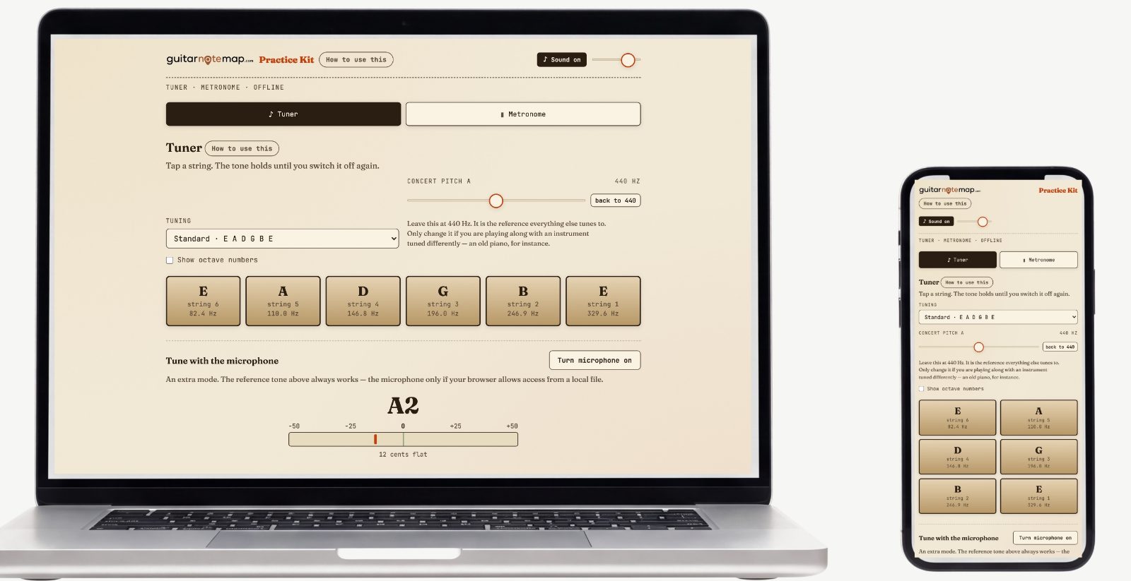 Practice Kit — Screenshots of the actual tool 6